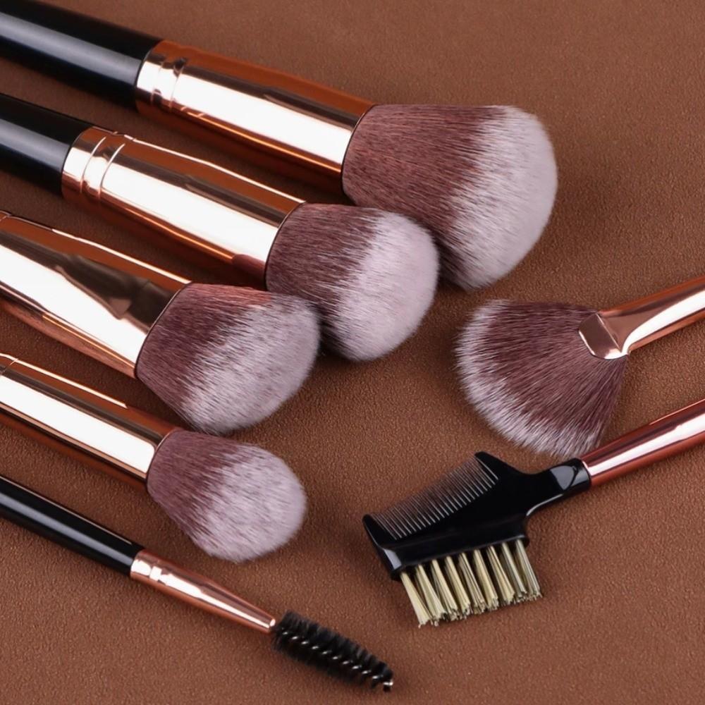 15pcs/set Make Up Tool Makeup Brushes Kit Face Bronzer Eyebrow Brush Liner Brow Brush Women