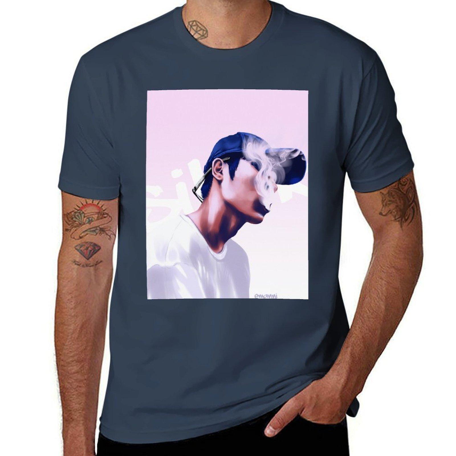 ??? Kwon Min-sik, Sik-K Футболка футболка для мужчины 100 процентный хлопок футболка мужчины 100% хлопок люксовый бренд Футболка S