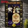 Fleetwood 1977 Oakland Live Magic Concert Tin Sign Retro Decor