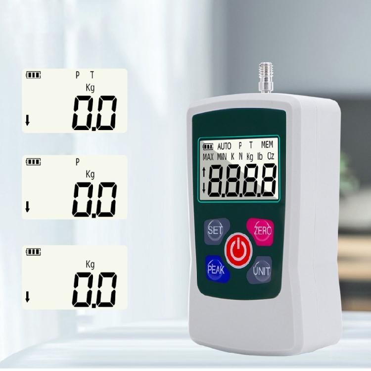 Advanced Digital Force Gaugewith Data Storage Functionality Multiple unit Conversion Force Meter ABS for Engineering