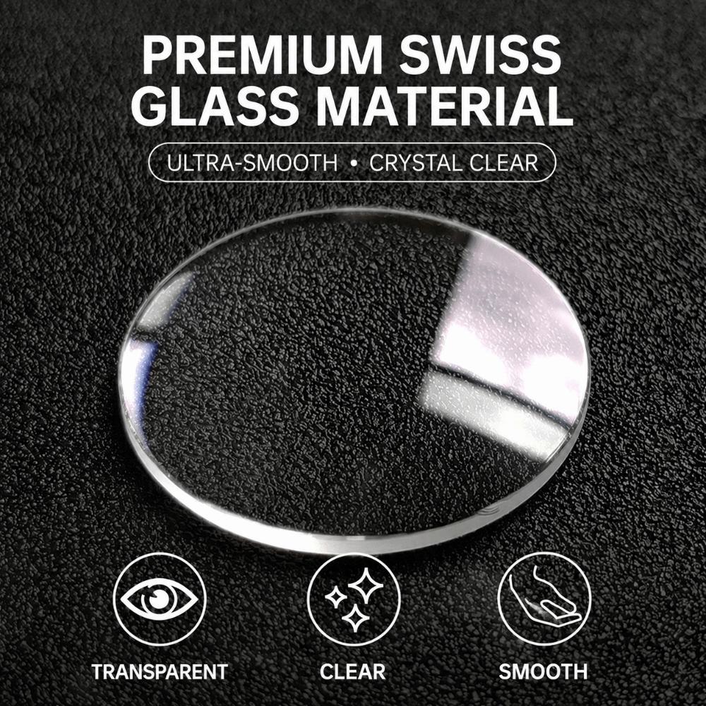 Flat Mineral Watch Glass Plane Watch Crystal High Quality Sapphire Watch Glass  Watch Repair