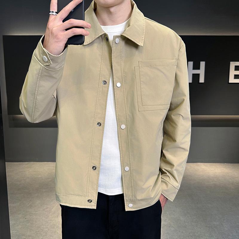 

Куртка мужская весна и осень зима год куртка мужская куртка мужская красивая повседневная L хаки