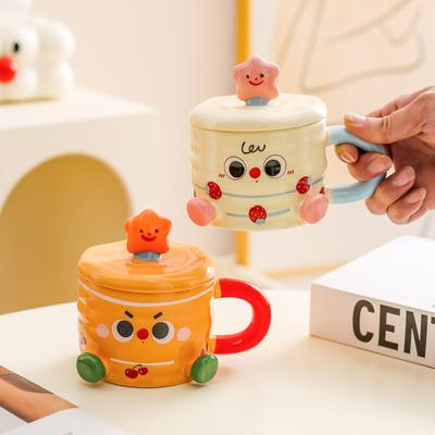 Creative Cute Doll Ceramic Mug Cup Water Cup Gift Couple Cup Coffee Cup Milk Cup Breakfast Cup