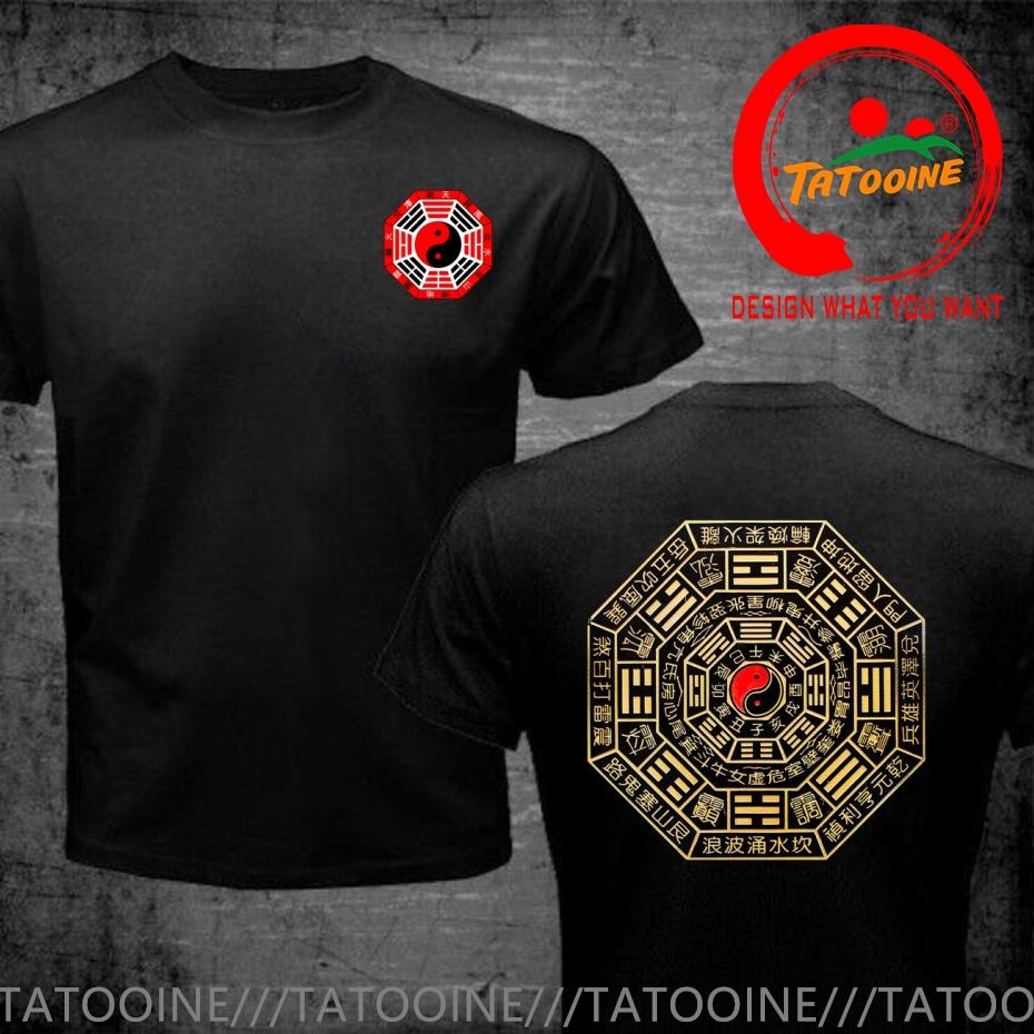 Funny Design Tai Chi Yin Yang Bagua Shirt Unisex Fashion Trendy Casual Clothing Stylish Tops Tee Shirt Leisure Tshirt Unisexs Tshir