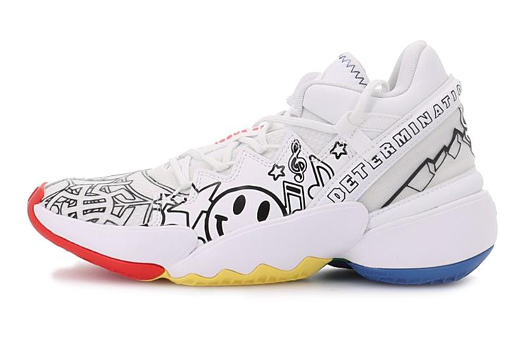 

Adidas D.O.N. Issue #2 Abrasion Resistant Breathable Low top Basketball Shoes White G57969 36