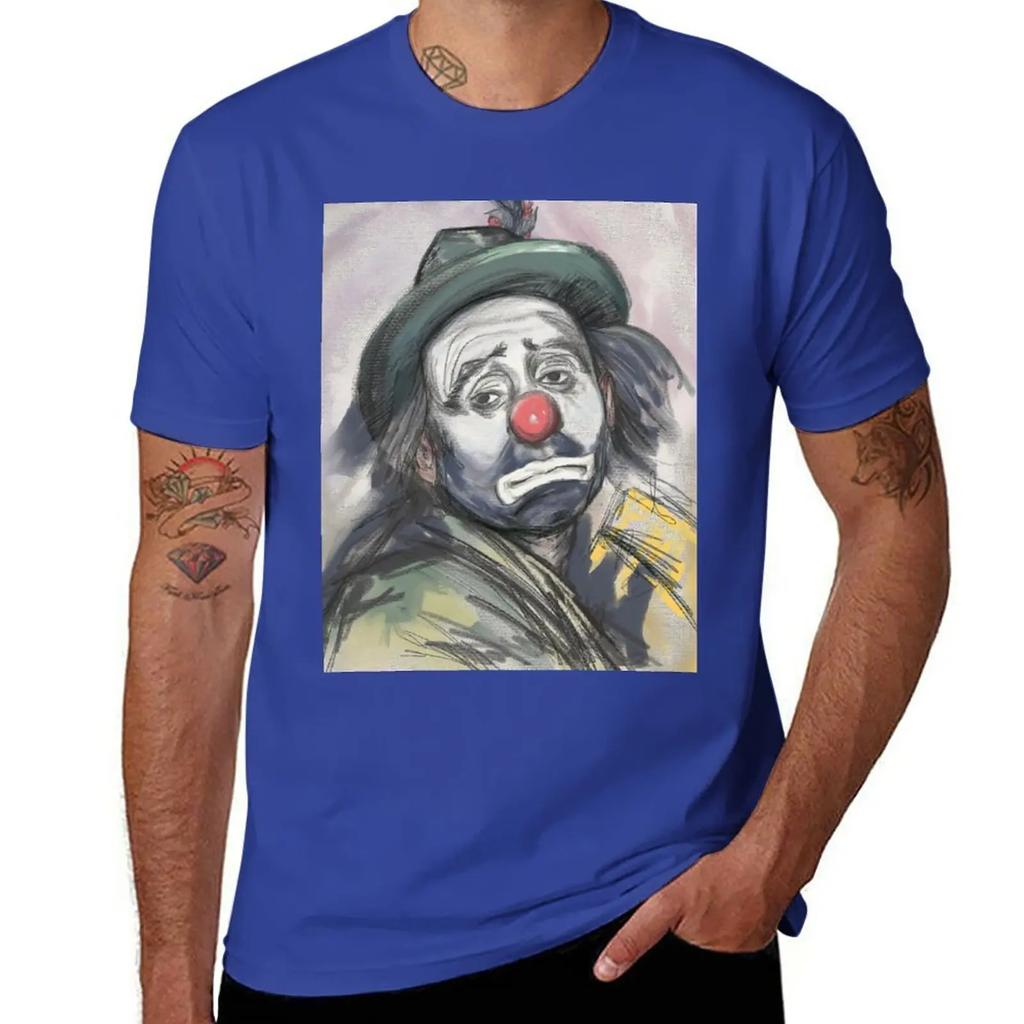 Sad Clown T-Shirt tops customs mens graphic t-shirts funny