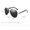 Color-changing sunglasses day and night sunglasses male pilot new polarized glasses