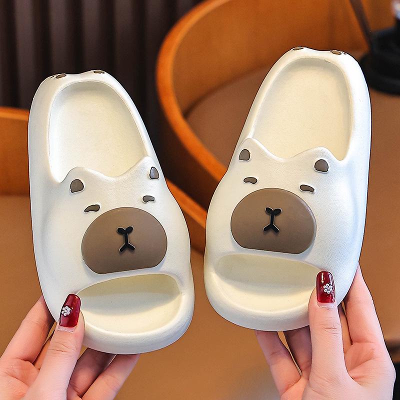 Sommer Cartoon Flip-Flops für Jungen und Mädchen: Bequeme Indoor-Hausschuhe für Eltern und Kinder