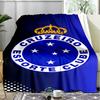 1pz Coperta Morbida in Flanella Stampata Cruzeiro Esporte Clube per Camera da Letto Adulti Soggiorno Divano Campeggio Viaggio Regali per Fan Regali di Natale