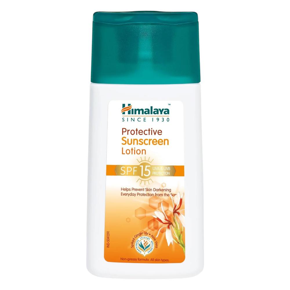 

Himalaya Herbals Protective Sunscreen Lotion SPF 15 | UVA & UVB Protection | Nourishing Daily Moisturizer with Aloe Vera | For All Skin Types | 50ml