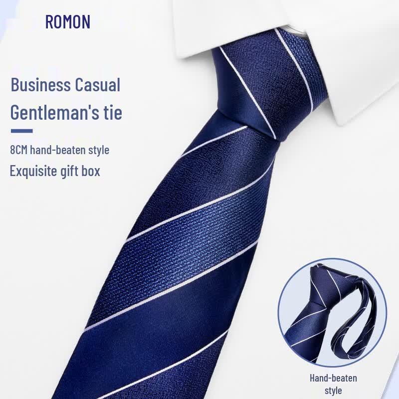 ROMON Men s Striped Tie 145*8cm
