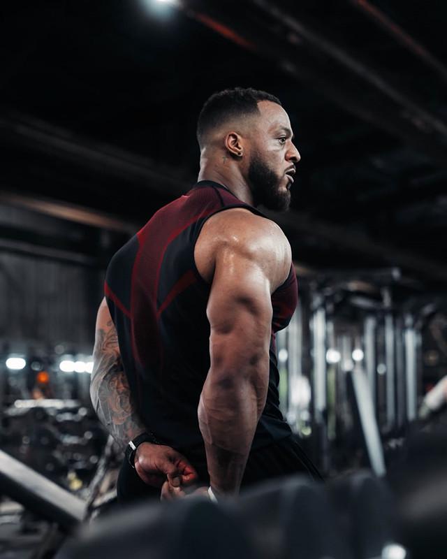 American Style Muscle Fitness Tank Top - Breathable Sleeveless Sportswear