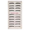 10 Pairs False Eyelashes 3D Handmade Natural Look Fake  Eyelashes for Makeup