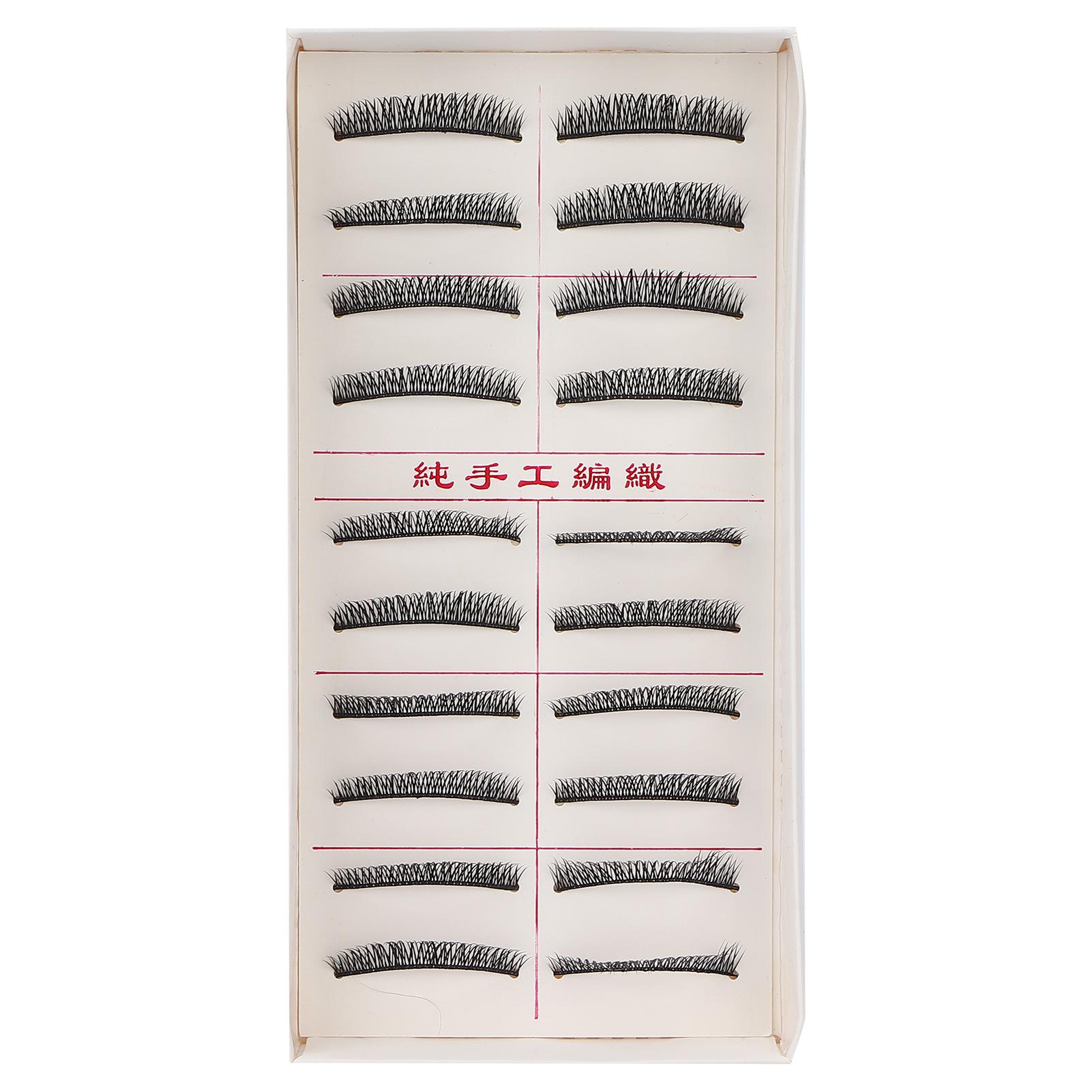 

10 пар накладных ресниц 3D ручной работы, натуральный вид, накладные ресницы для макияжа A3