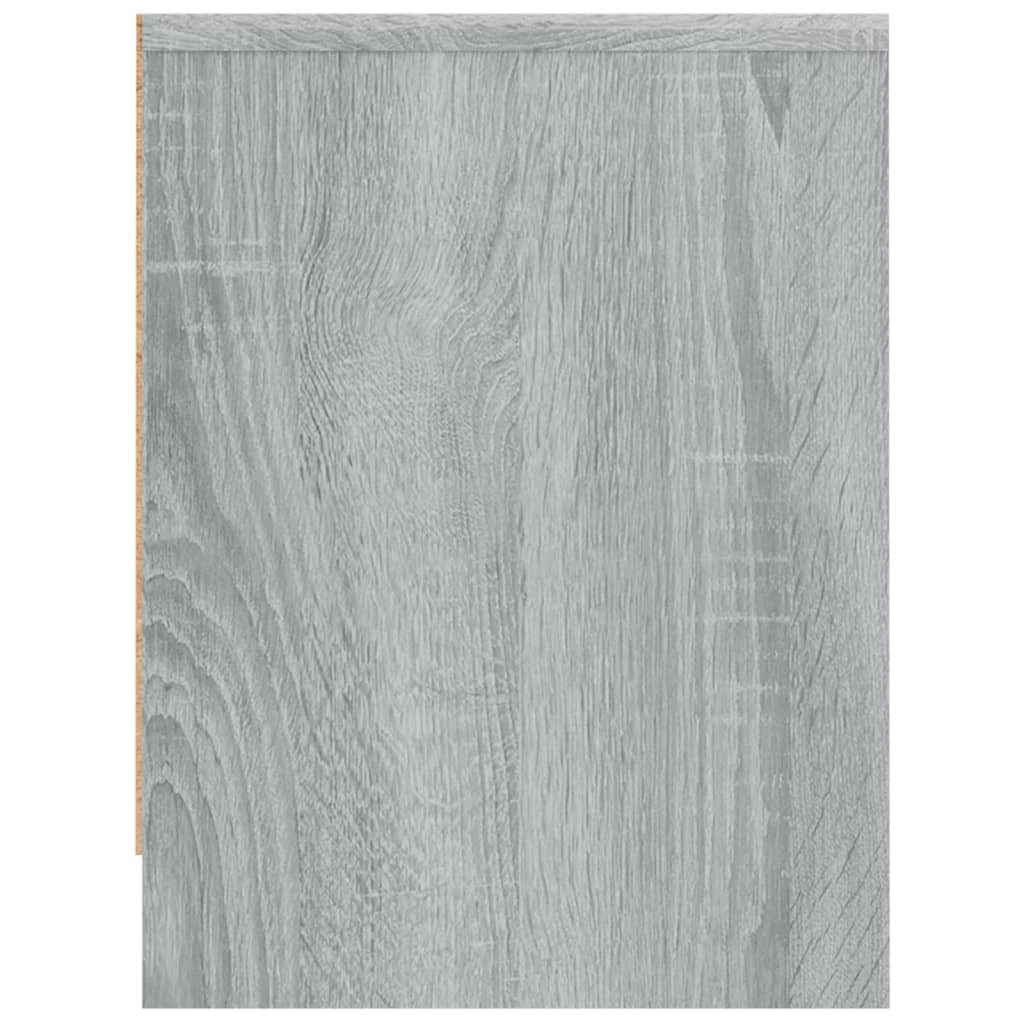 Nightstands 2 pcs Grey Sonoma 40 x 30 x 40 cm Particleboard