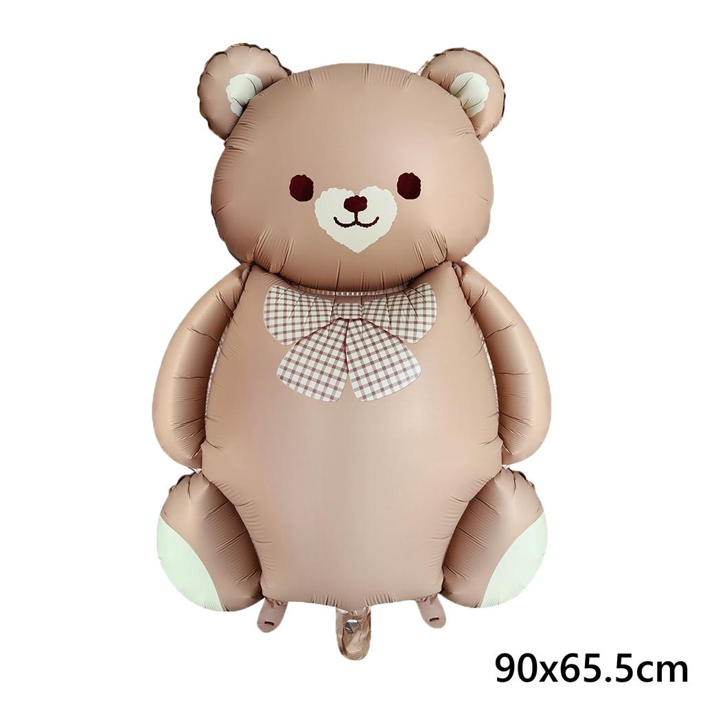 Cartoon Matte Bear Foil Balloon Wedding Baby Shower Birthday Party Activity Decorations Rainbow Cake Candy Helium Balloons
