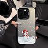 Christmas Cute Snowman for iPhone17ProMax Christmas Mobile Phone Protective Case Apple 15 Niche 16 Factory