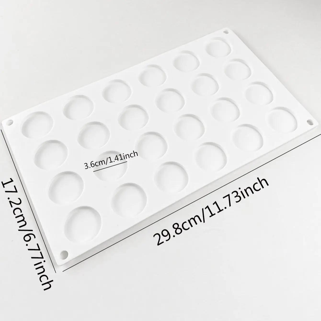 

New 24 Cavity Wax Seal Stamp Mold Silicone Pad Mat DIY Craft Wax Sealing Mat Tool Scrapbooking Gift Package Invitation Card белый