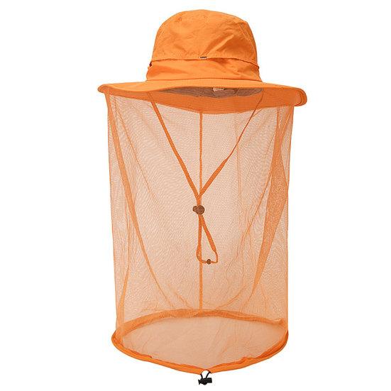 Unisex Mosquito Insect Bee Net Mesh Head Face Protector Fishing Hunting Hat