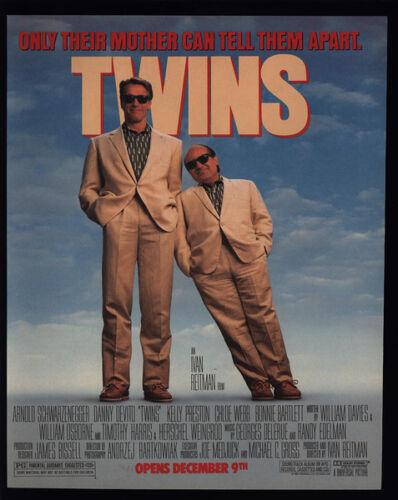 

n11988 TWINS Theatre Movie Release SCHWARZENEGGER DEVITO VINTAGE ADTin Sign aluminum 20x30cm