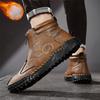 Autumn/ Winter Genuine Leather Men Shoes Waterproof Outdoor Men Boots Comfortable Men Walking Hiking Boots