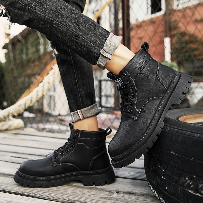 Модная мужская обувь из кожи — фото 5