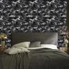 Military camouflage wallpaper graphite, gray and black 50x1000