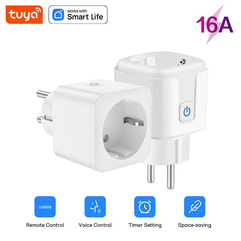 16A Euro Smart Plug with Alexa Voice Control & Energy Monitoring