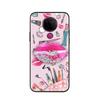 Quicksand Kickstand Phone Case For Nokia 5.4 Phone Lens Protection Cartoon Soft Case Dirt-resistant Durable Protective