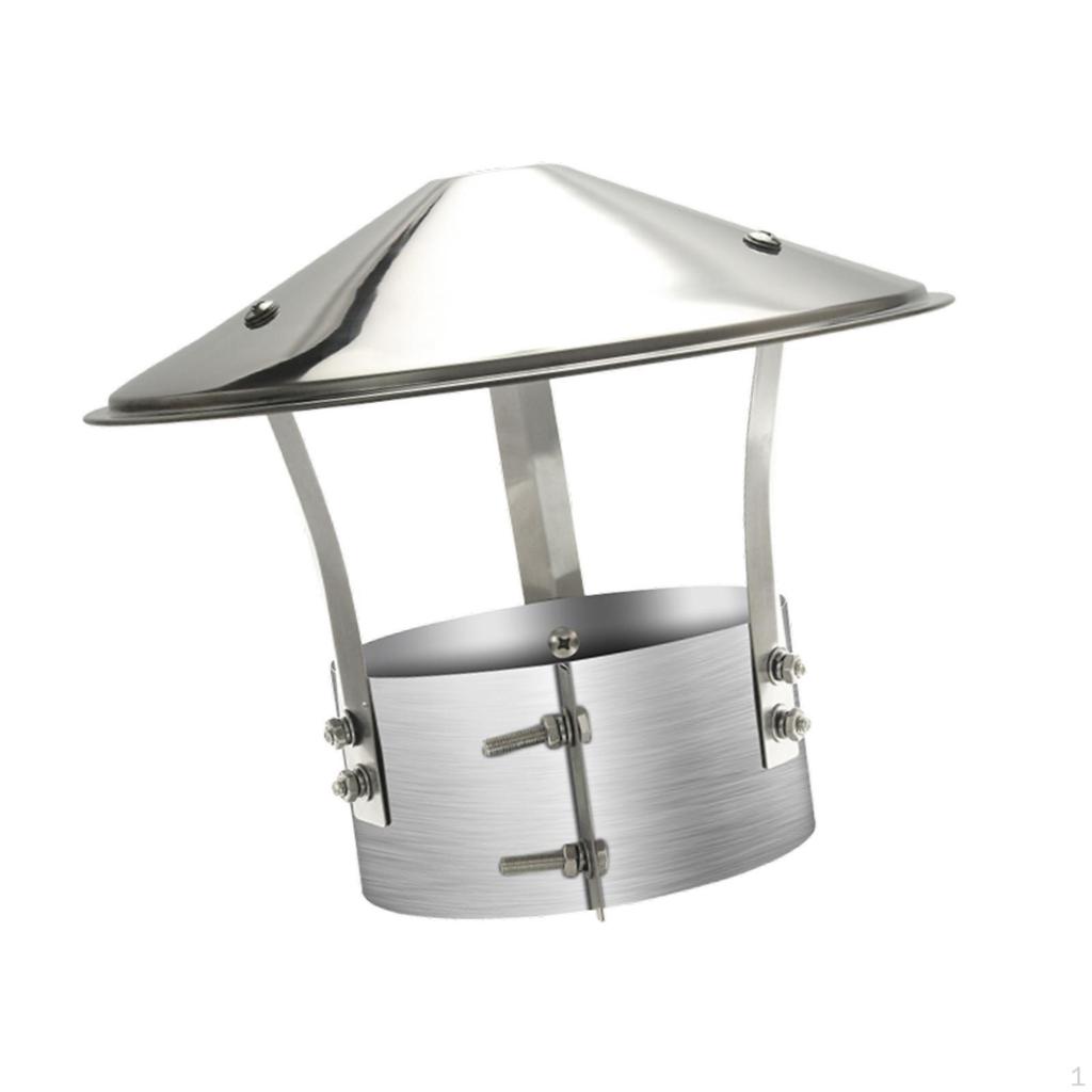 Kryt komínové stříšky Kryt odvětrávacího otvoru Snadná instalace Střešní ochrana proti dešti pro kouřovod