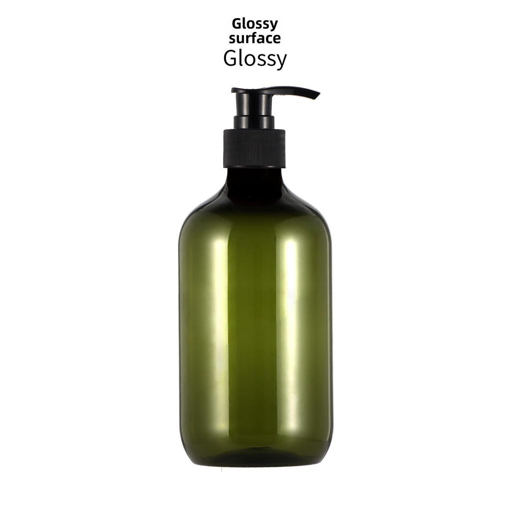 500ml Frosted PET Round Shoulder Shower Gel & Shampoo Bottle