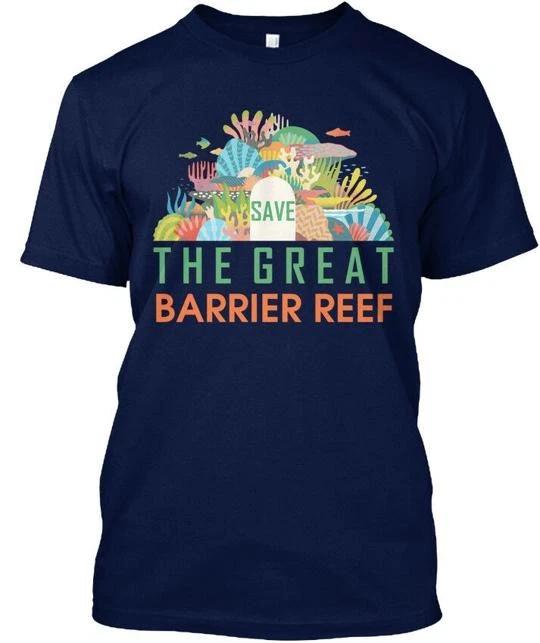 Save The Great Barrier Reef - T-Shirt Made in the USA Size S to 5XL S