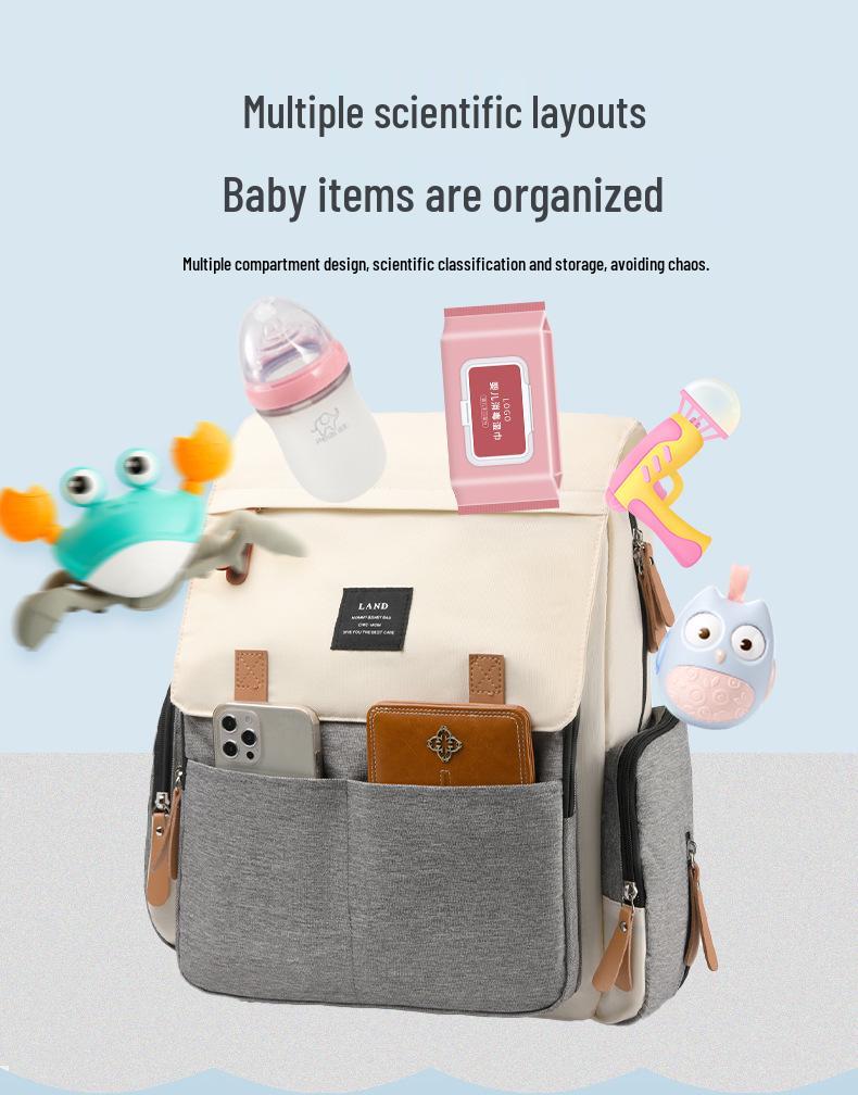 Mummy's Large Capacity Multifunctional Baby Bag - Double Shoulder Design for Moms