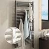 2PCS Bathroom Shower Towel Holder Hanger Heated Radiator Rail Hooks Clips Storage Racks Clothes Scarf Hanger Hooks
