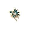 Womens Magnetic Brooch Elegant Alloy Lapel Pin Anti-Exposure Clip Coat Dress Fashionable Small Design