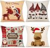 Christmas Decorative Pillowcases Living Room Sofa Decorative Cushion Covers Home Decoration Couch Cushion Cover