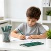 10 Matite HB a Tema Spaziale con Gommino Design Pianeta Cartone Animato Matite per Bambini Scrittura Fluida Impugnatura Comoda Matita per Scuola Compiti