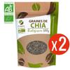 Graines De Chia Bio - 1kg - Salvia Hispanica - 2 Sachets De 50