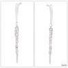 18-Piece Clear Acrylic Icicle and Snowflake Christmas Ornaments Set