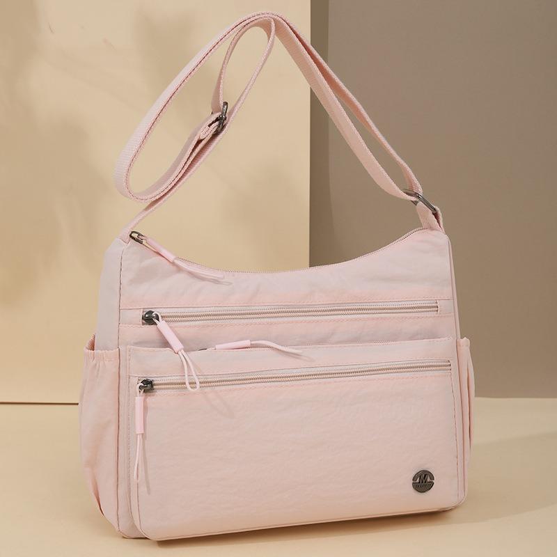 Women's bag spring new large-capacity women's leisure bag lightweight nylon bag cross-border trend shoulder messenger bag
