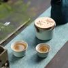 Ceramic Quick Tea Cup One Pot Two Cups Ceramic Portable Storage Bag Kung Fu Tea Set