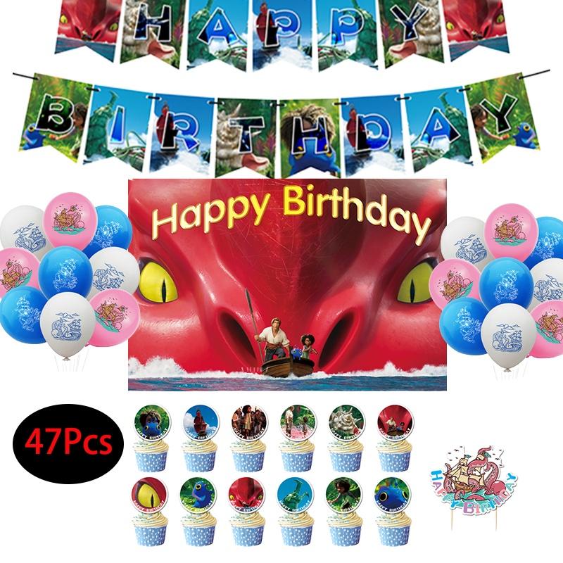 The Sea Beast Birthday Party Supplies Valued Decorations Kit For Kids' Themed Party
