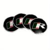 4 stuks 56 mm R Logo Auto Midden Wielnaafdoppen Cover Embleem Sticker voor R X-TYPE F-TYPE XE XF XJ XJR XFR Auto Styling Accessoires