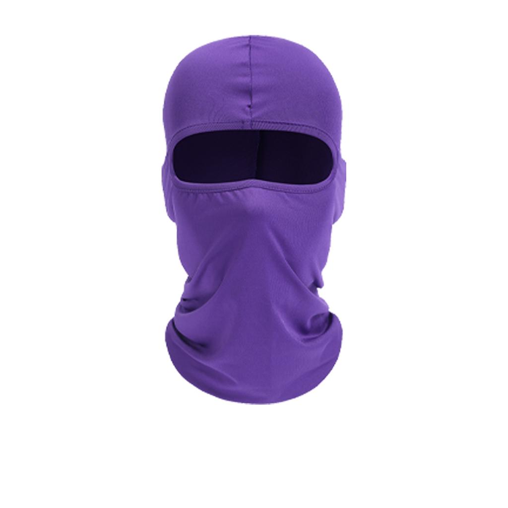 Outdoor cycling face mask, sun protection, breathable, single hole, brimless, men's and women's hooded balaclava hat