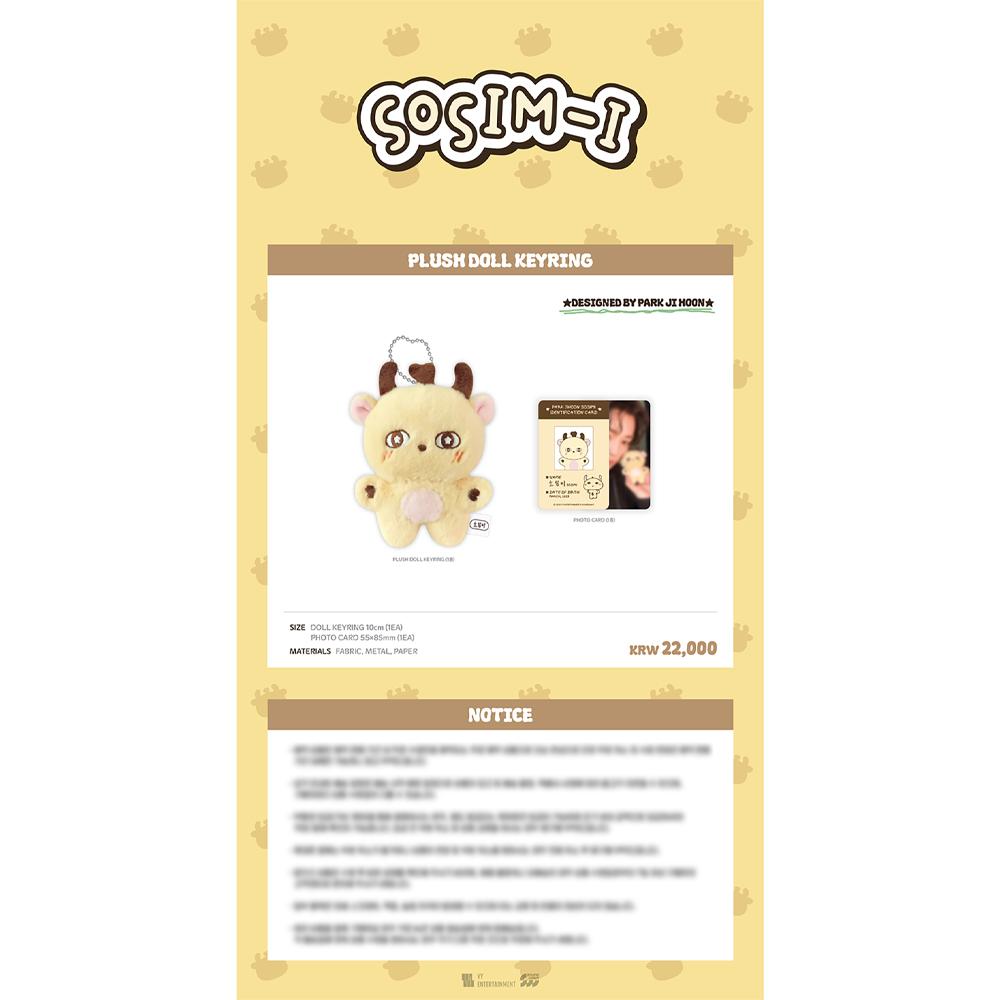 [Pre-order] PARK JI HOON - Plush Doll Keyring (BIRTHDAY BOY) MD