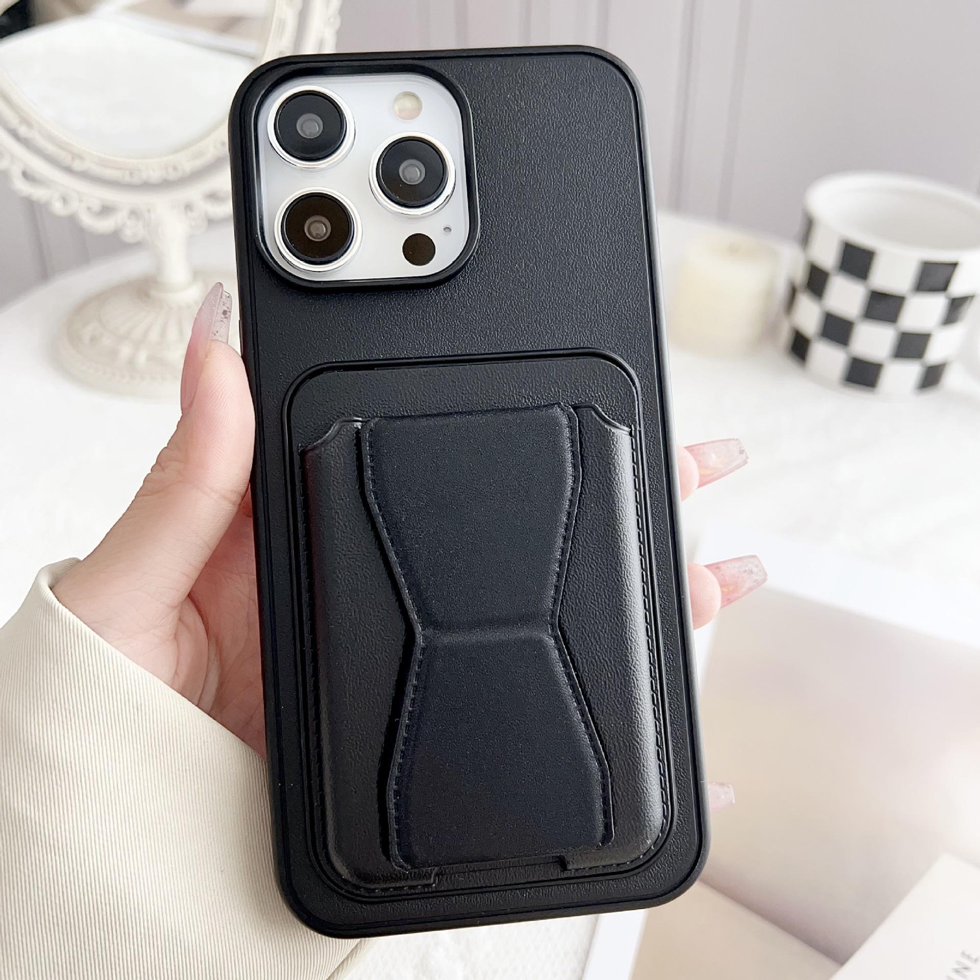 

Apple 17 ProMax Case with Card Holder Stand - Protective Shell for 16 Pro and 15 Models iPhone 14 Pro