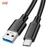USB 3.2 To Type-C 10Gbps High-Speed 60W 3A Data Cable for Mobile and Hard Drive Enclosures