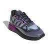 Adidas Originals ZX 2K Boost Futureshell Synthetic Leather Cushioning Sports Breathable Low-Top Lifestyle Shoes Unisex Sneakers Blue Purple GZ5222