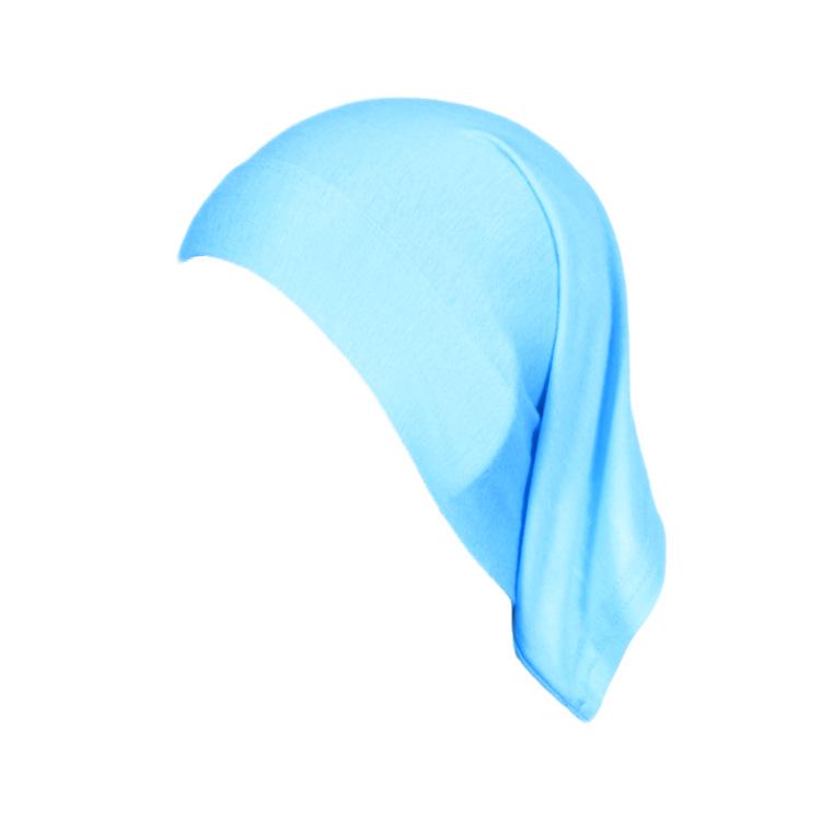 Silk Milk Elastic Undercap Ethnic Snood Solid Color Head Wrap
