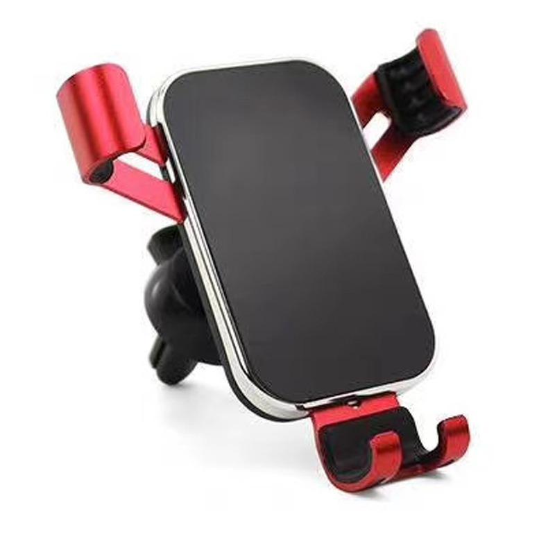 Car Mobile Phone Bracket Car Air Outlet Mobile Phone Navigation Metal Bracket Vehicle-Based Cell Phone Holder